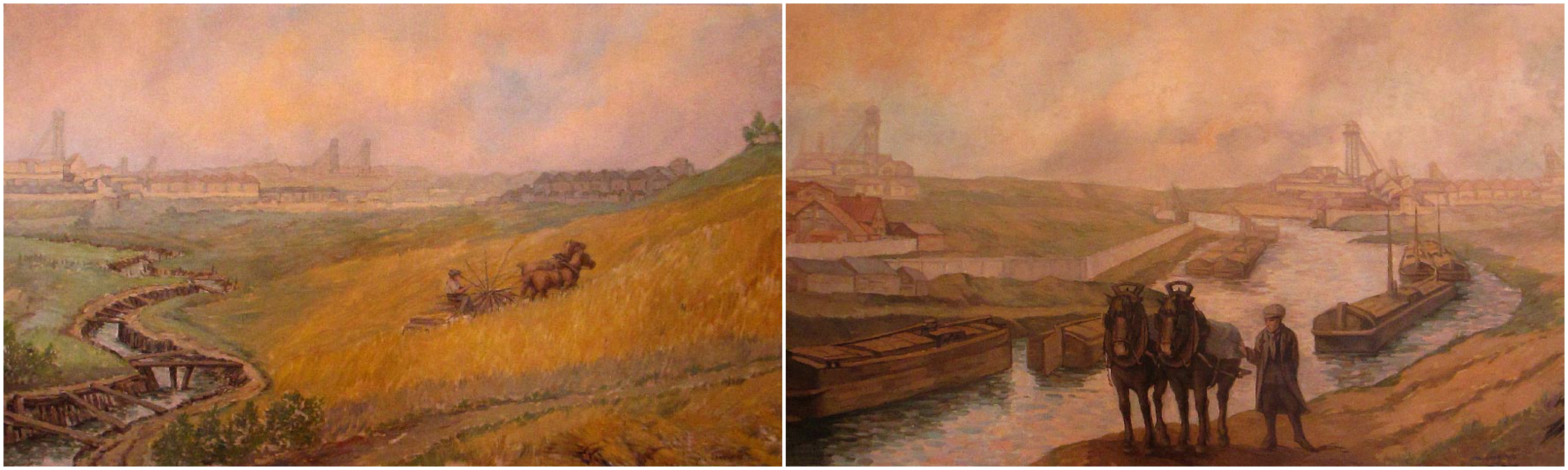Deux tableaux de 1932 signés Albert Graf